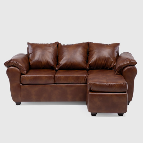 Mpr Sofá Ezeiza + 1 Pouf Pu