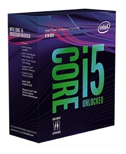 Micro Intel Core I5 8600k S1151 S/fan Box