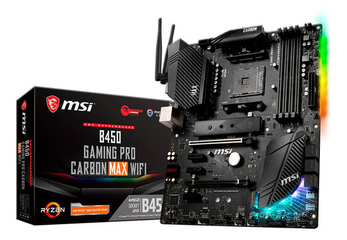 Imagen 1 de 7 de Tarjeta Madre Msi Amd B450 Gaming Pro Carbon Bagc