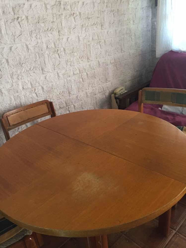Mesa Comedor De Nogal, Se Agranda.