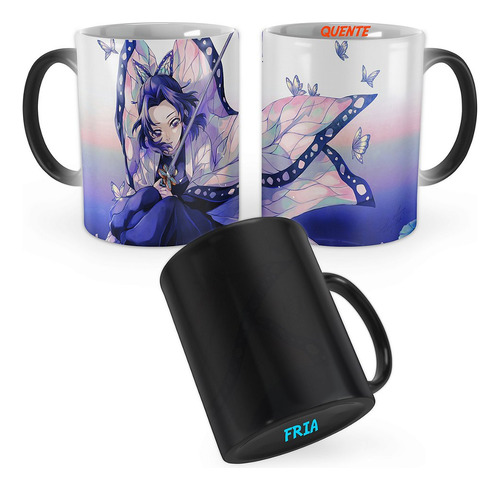 Caneca Mágica Demon Slayer Shinobu Pilar Kimetsu No Yaiba 2