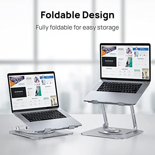 Soporte Para Laptop Para Escritorio, Soporte Ajustable Con B
