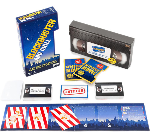 Blockbuster And Chill: Juego De Mesa De PelĂcula Para 2 Juga