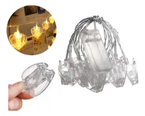 Comprar 10 Luces Led Corazon Guirnalda Gancho Decorativas Foto Pila