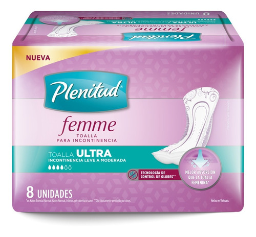 Toalla Plenitud Ultra Femme 80 Unidades 