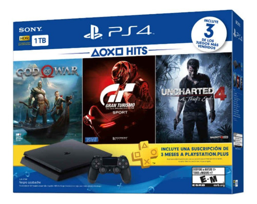 Sony Playstation 4 Slim 1tb + 3 Juegos