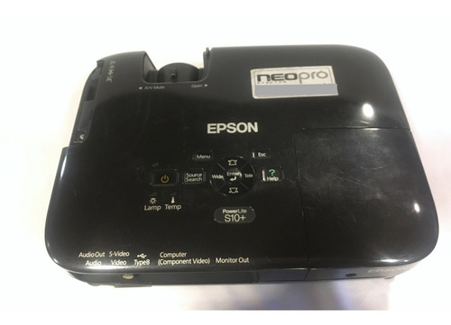 Projetor Epson S10+ Bom Estado - Lâmpada Nova - Somos Loja