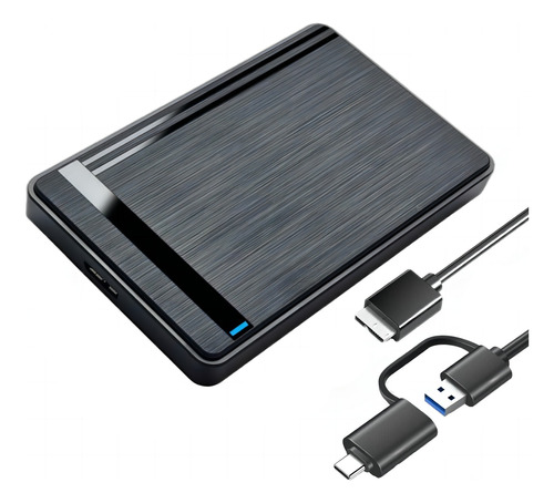 Cofre Case Para Disco Duro Sata 2.5 Hdd Usb-c 3.0 Notebook