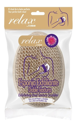  Esponja Ovalada Exfoliante Relax