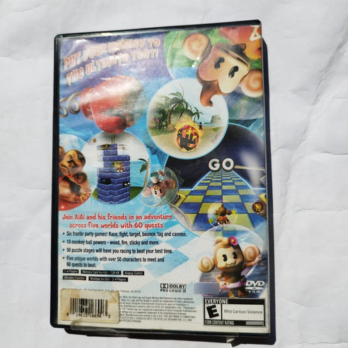 Super Monkey Ball Adventure Ps2 Playstation 2 (Usado)