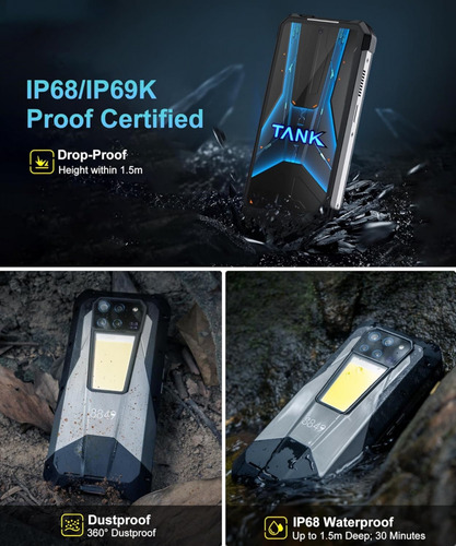 Unihertz 8849 Tank 3 Pro - Celular Proyector Láser 120 PuLG.