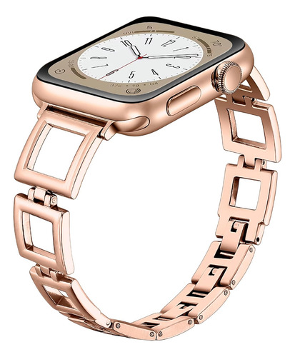 Correa Apple Watch Series 8/7/6/5/4/3 - Metal Inoxidable - D