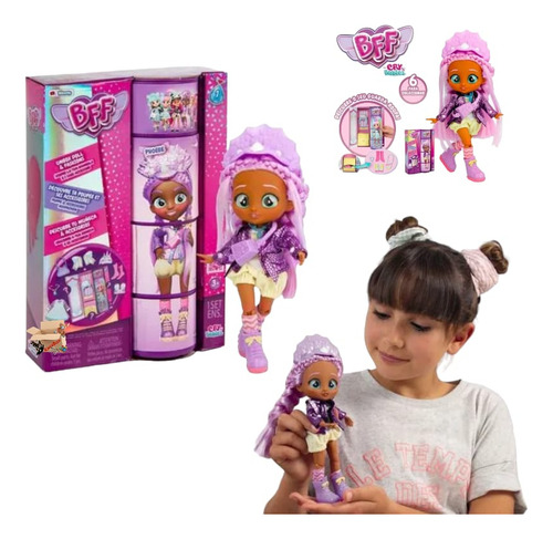 Boneca Bff By Cry Babies Set Guarda-roupas Com Acessórios