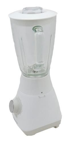 Imagen 1 de 3 de Licuadora Kanji KJH-BL0800LA01 1.5 L blanca con jarra de vidrio 220V