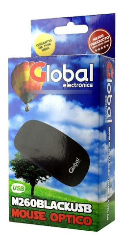 Mouse Economico Óptico Ergonómico Usb Global Scroll Caja