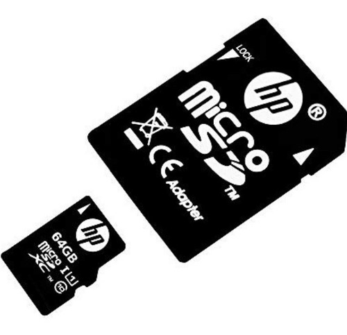Cartão Micro Sd 64gb C/adaptador C10 Hp Full Hd Original
