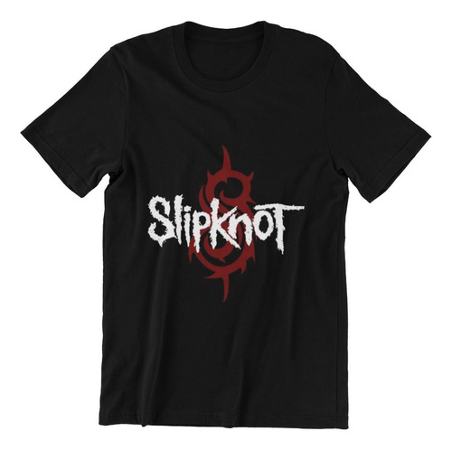 Polera Unisex Slipknot Heavy Metal Logo Estampado Algodon