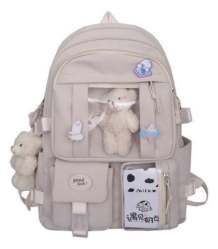 Backpack Aesthetics Teenager Hanging Bear Academy Para Mujer