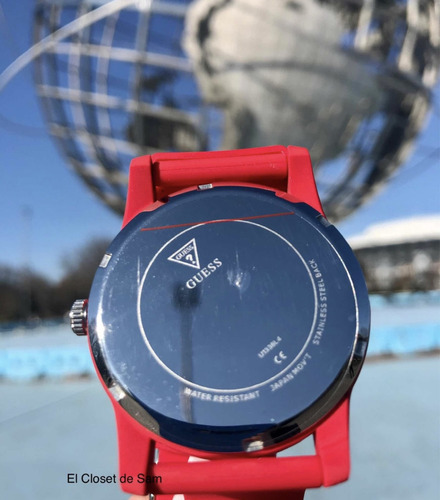 Guess Reloj Analogo Silicona Rojo G Craze U1336l4