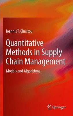 Libro Quantitative Methods In Supply Chain Management - I...