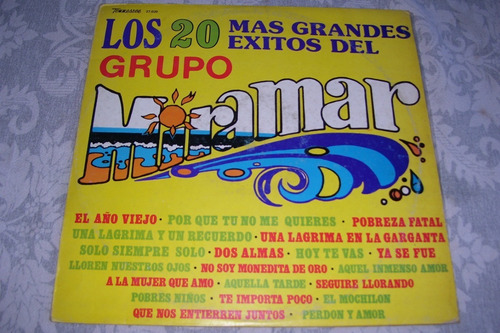 Grupo Miramar - Los 20 Mas Grandes Exitos - Vinilo Lp