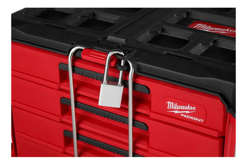 Caja Milwaukee De Herramientas De 4 Cajones Packout