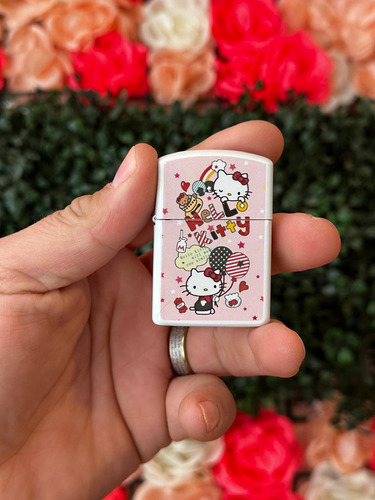 2 Encendedores Recargables Tipo Zippo De Hello Kitty
