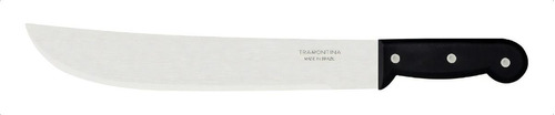 Cuchillo Tramontina con mango de plástico Carbontina 12