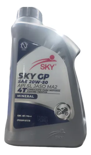 Aceite Sky 4t 20w50