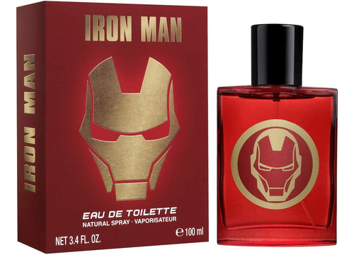 Perfume, Colonia En Aerosol Marvel Iron Man, 3.4 Oz/100 Ml,