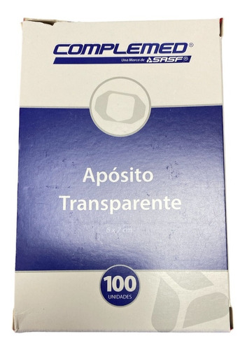 Apósito Transparente 6 X 7 Impermeables 100u