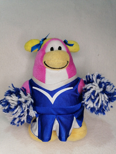 Peluche Original Club Penguin Cheerleader Disney Jakks Pacif