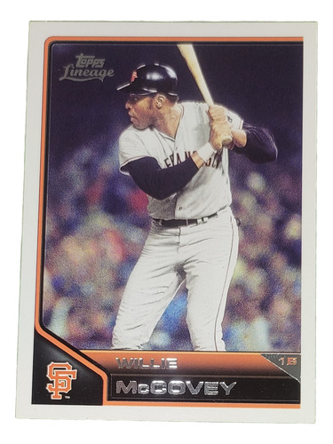 Cv Willie Mccovey 2011 Topps Lineage 500 Hr Club
