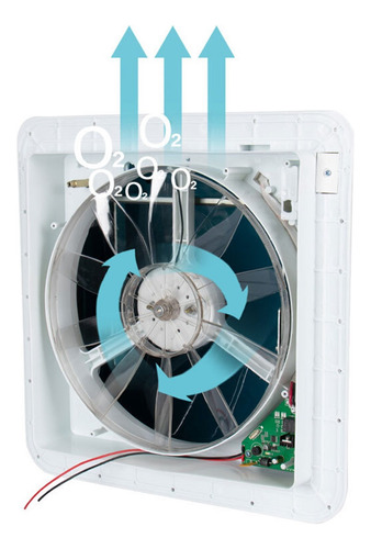 Ventilador De Ventilación De Techo Rv Led Camper Caravana