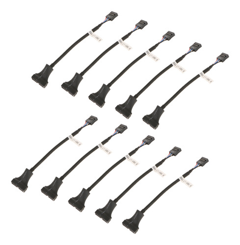 10x Usb 3.0 20-pin A Usb 2.0 Conector De 9 Pines