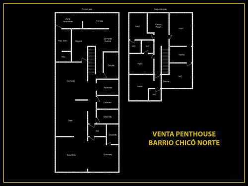 Venta Penthouse En Chico Norte