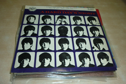 Beatles Hard Days Night Vinilo Ep Japon 10 Puntos Insert