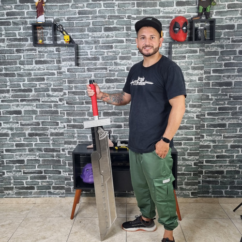 Espada Modular De Cloud Strife Em Aço Colecionável