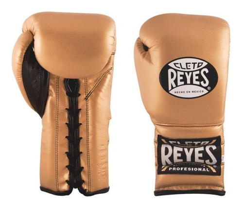 Guante Cleto Reyes Piel De Res  C/pulgar Sujeto Dorado 12 Oz