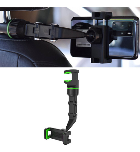 Soporte Para Teléfono Con Espejo Retrovisor De 360°