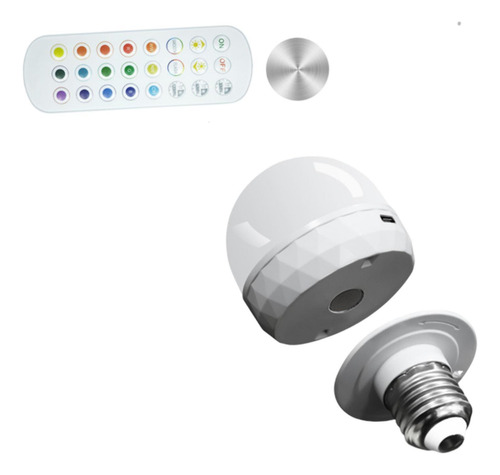 Bombilla Recargable E27 5w Para Apliques Y Lámparas Con