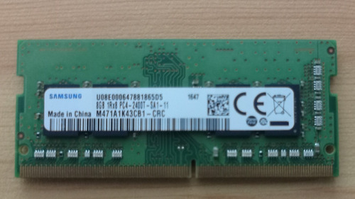 Memoria Ram Ddr4  8gb 2400mhz Samsung Para Laptop