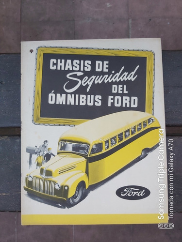 Folleto Original Chassis De Camiones Ford