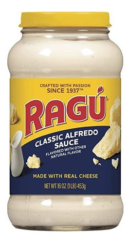 Ragu Salsa De Pasta, Alfredo Clásico, 16 Onzas