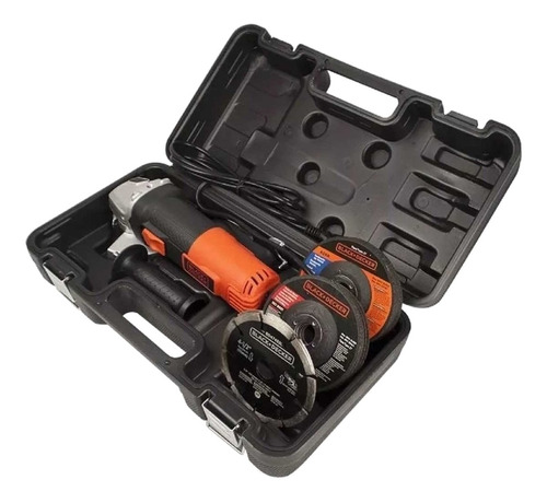 Esmerilhadeira angular Black+Decker G720K12 laranja 127V