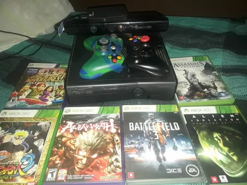 xbox 360 destravado + 2 controles  Xbox 360, Jogos de video game