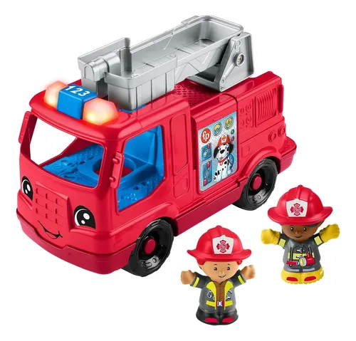 Hxc12 Fisher-price Little People Camión De Bomberos Inglés | Envío gratis
