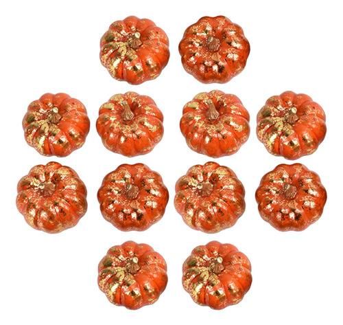 12x Calabaza De Simulación Mini Calabazas Artificiales Para