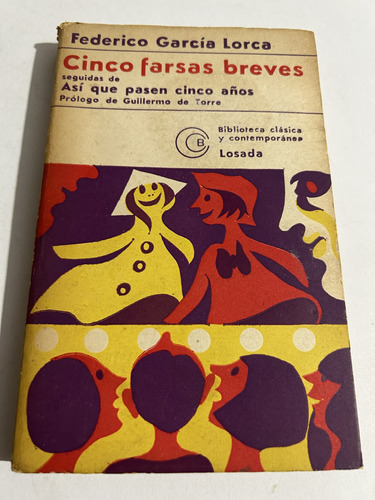 Libro Cinco Farsas Breves - Federico García Lorca - Oferta