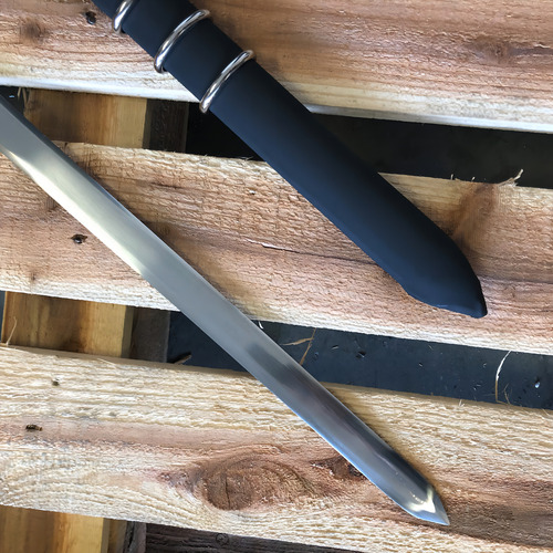 Espada De Blade Con Funda Arnes De Acero Katana Daga Fs13